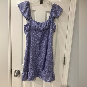 Zara Lavender Floral Dress size S